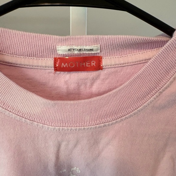 MOTHER Denim Pink Graphic Tee - Picture 3 of 4